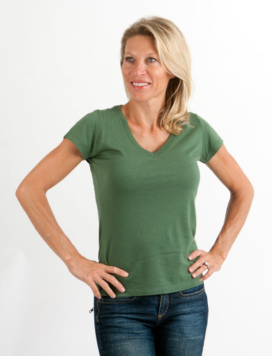 Soft Bamboo V-Neck Tee