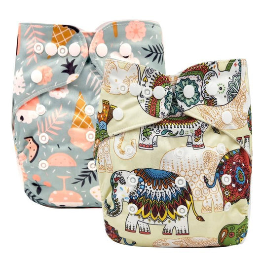 Modern Print Bamboo Diaper
