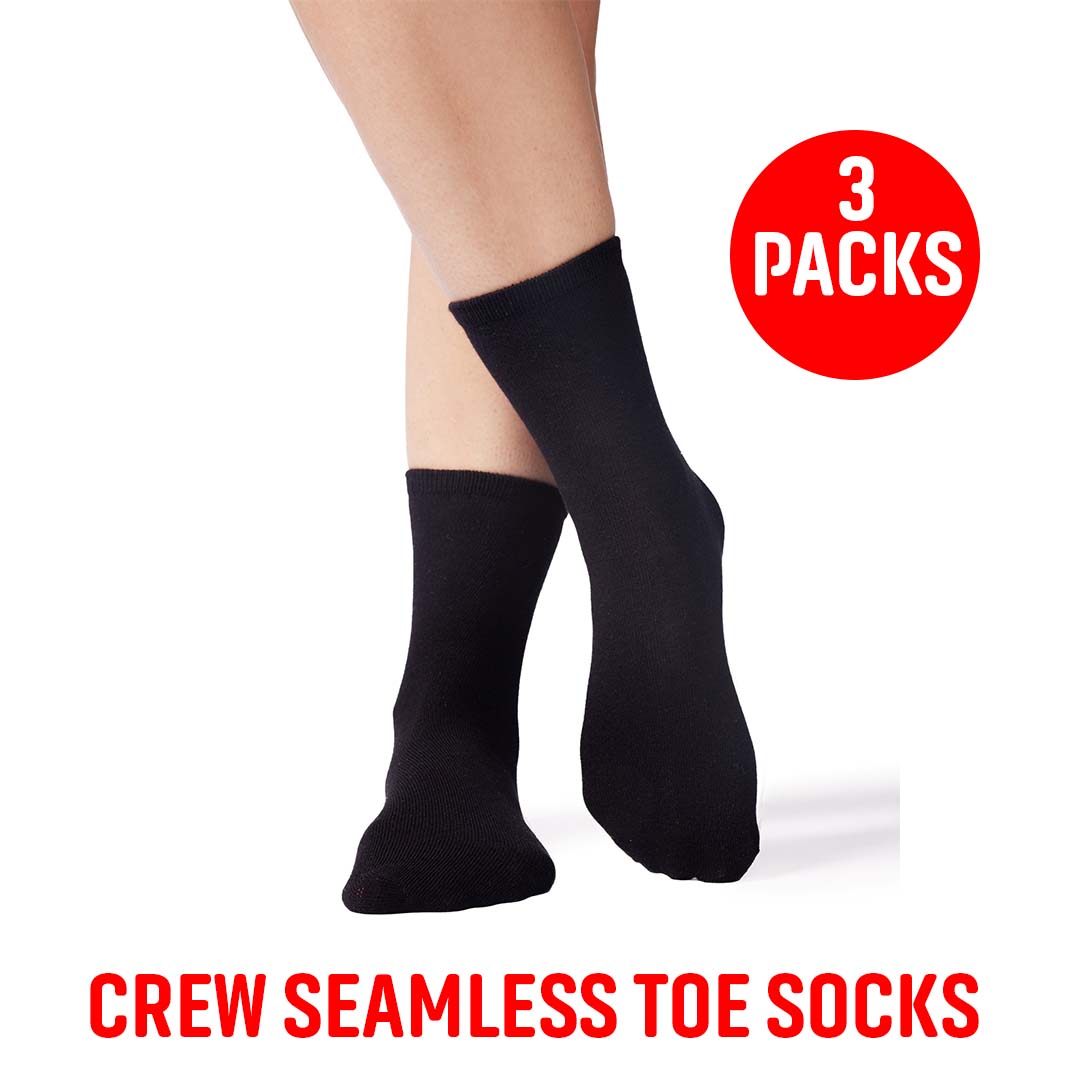 Comfort Bamboo Crew Socks (3-Pack)