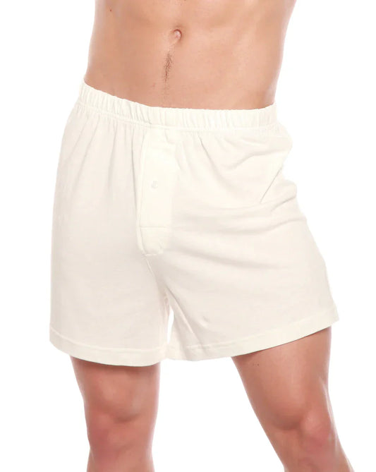 Essential Bamboo Boxers – Cream (5-Pack)